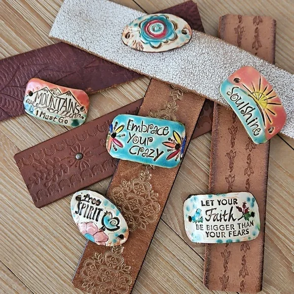 🌻Leather Straps 7" Repurposed Quality Leather Belts/handbags Hand Cut To Order - Picture 2 of 8